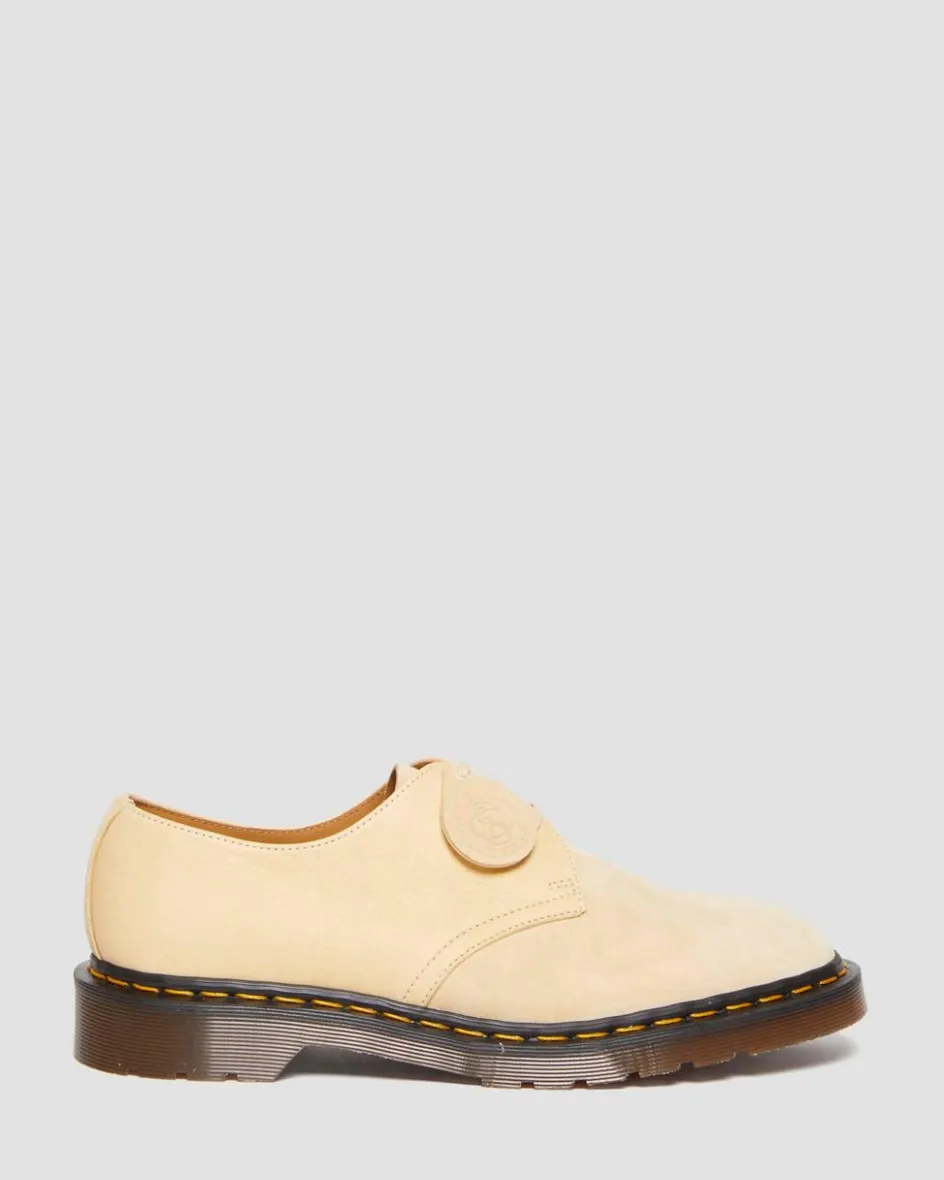 Dr. Martens Last Chance Styles|Last Chance Styles*1461 Made in England Suede Oxford Shoes in Mustard Mustard — Reverse Grain Suede