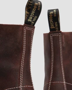 Dr. Martens Last Chance Styles*1460 Made in England Wax Commander Lace Up Boots in Brown Brown — Wax Commander