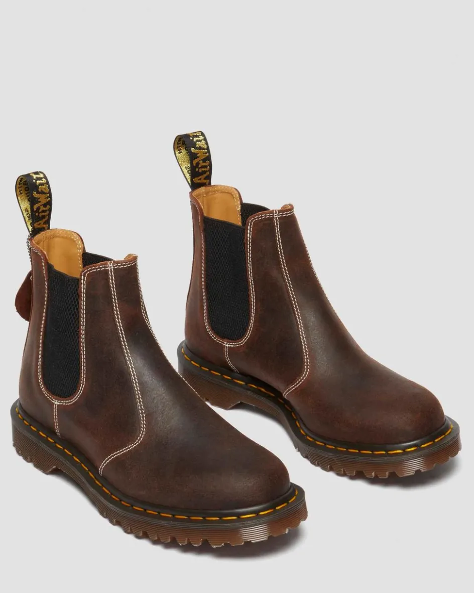 Dr. Martens Last Chance Styles*2976 Made in England Wax Commander Chelsea Boots in Brown Brown — Wax Commander