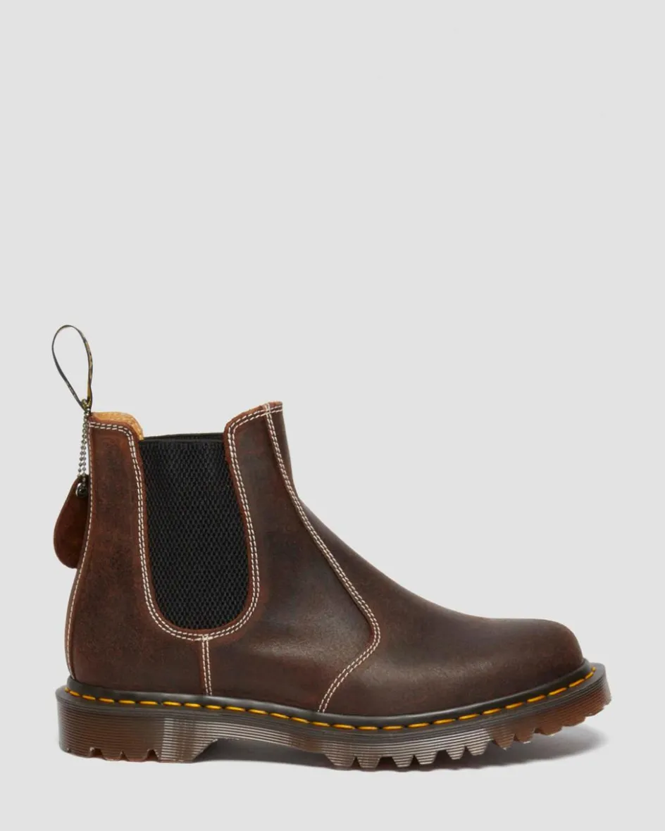 Dr. Martens Last Chance Styles*2976 Made in England Wax Commander Chelsea Boots in Brown Brown — Wax Commander