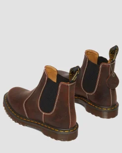 Dr. Martens Last Chance Styles*2976 Made in England Wax Commander Chelsea Boots in Brown Brown — Wax Commander