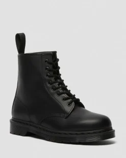 Dr. Martens Originals|New And Featured*1460 Mono Smooth Leather Lace Up Boots in Black Black — Smooth Leather