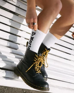 Dr. Martens Originals|New And Featured*1460 Pascal Virginia leather boots in Black Black — Virginia
