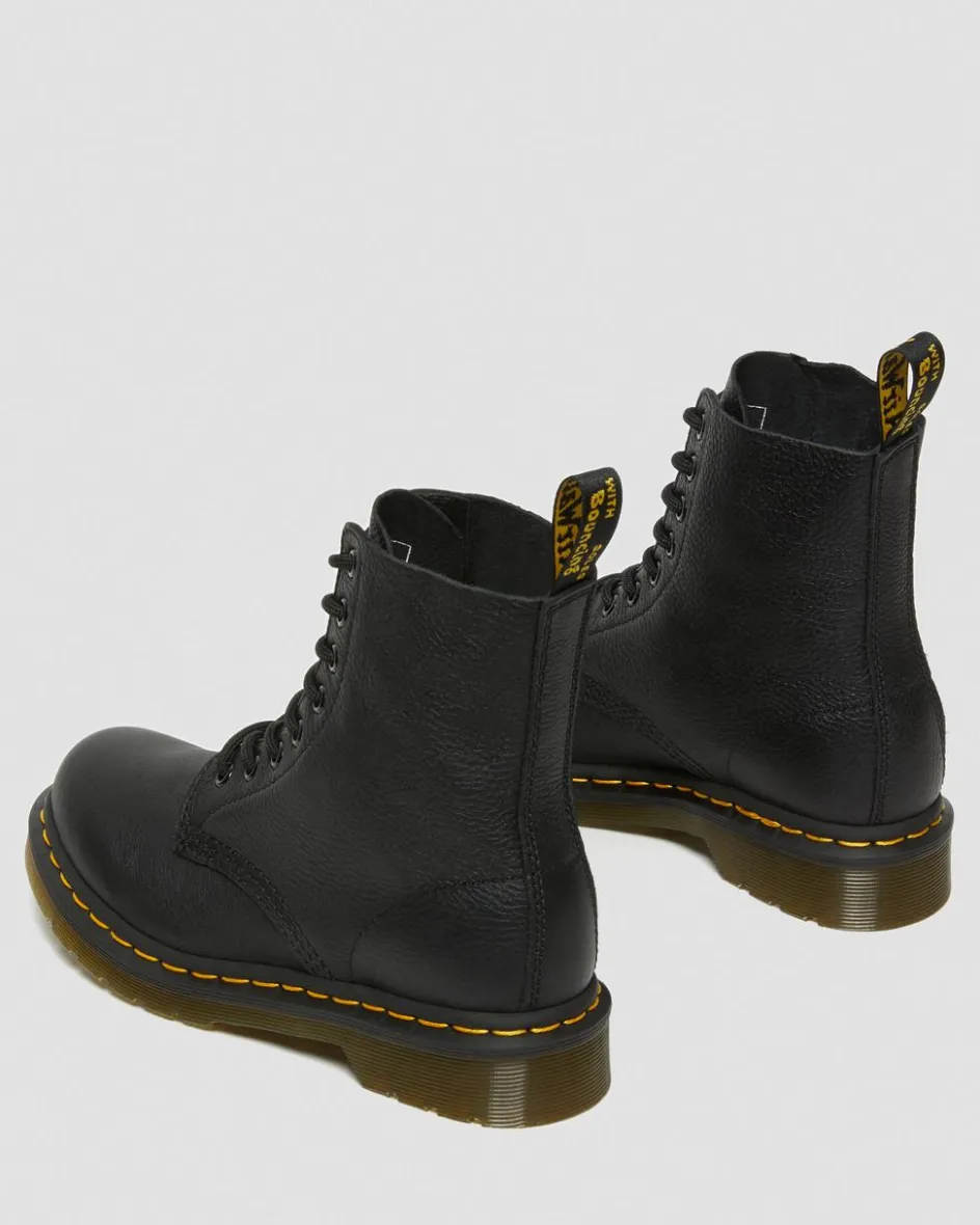 Dr. Martens Originals|New And Featured*1460 Pascal Virginia leather boots in Black Black — Virginia