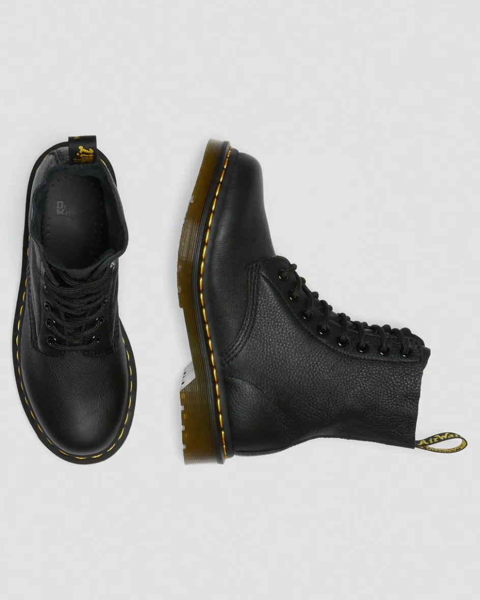 Dr. Martens Originals|New And Featured*1460 Pascal Virginia leather boots in Black Black — Virginia