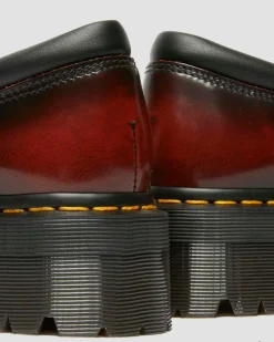 Dr. Martens Originals|Shoes*8053 Quad Arcadia Leather Platform Shoes in Cherry Red Arcadia Cherry Red Arcadia — Arcadia
