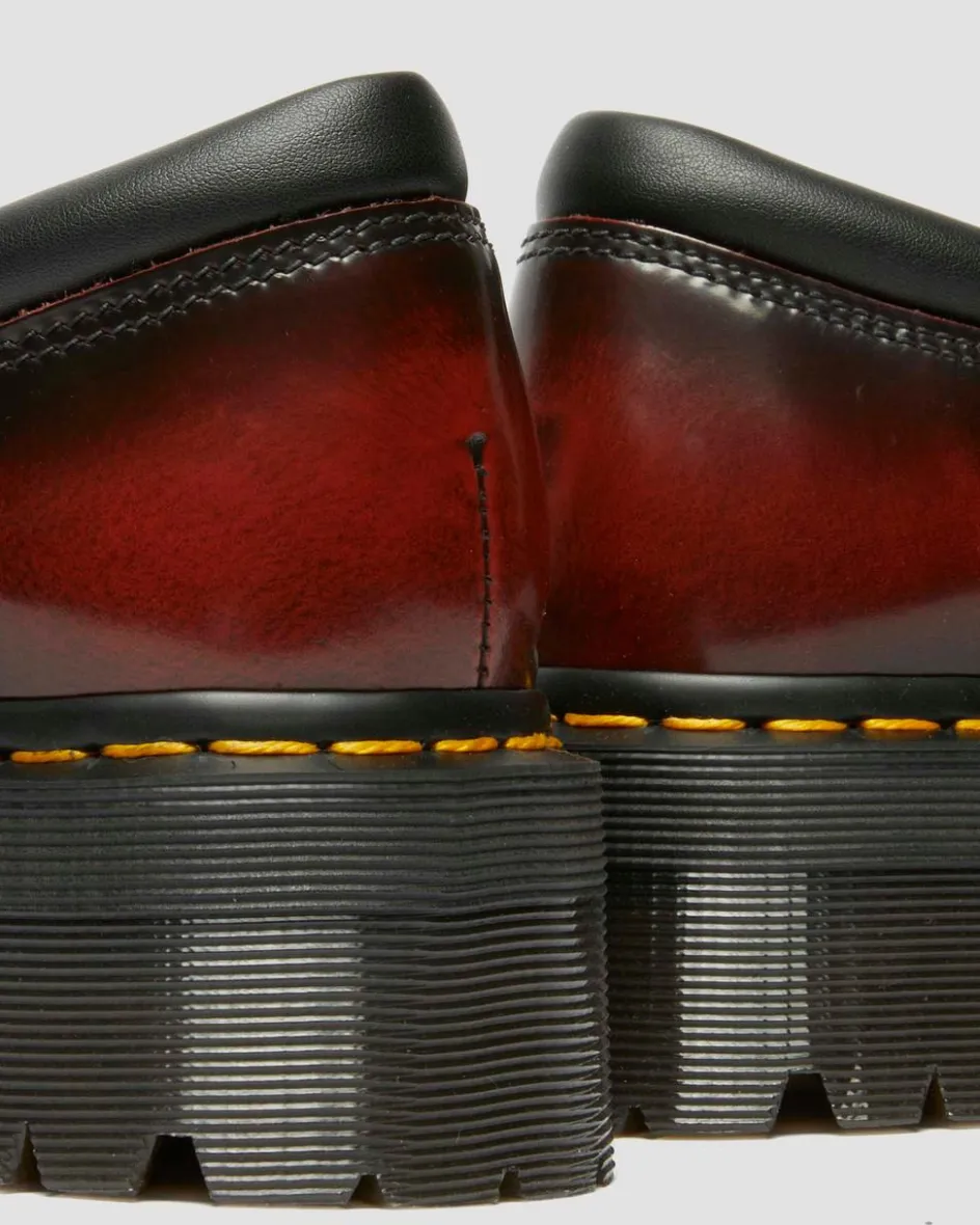 Dr. Martens Originals|Shoes*8053 Quad Arcadia Leather Platform Shoes in Cherry Red Arcadia Cherry Red Arcadia — Arcadia