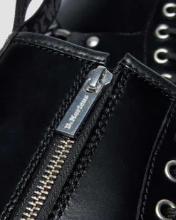Dr. Martens Last Chance Styles|Last Chance Styles*1460 Quad Harness in Black Black — Analine