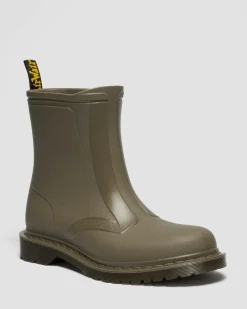 Dr. Martens Boots|Chelsea Boots*1460 Rain Waterproof Boots in Dms Olive DMS OLIVE — PVC