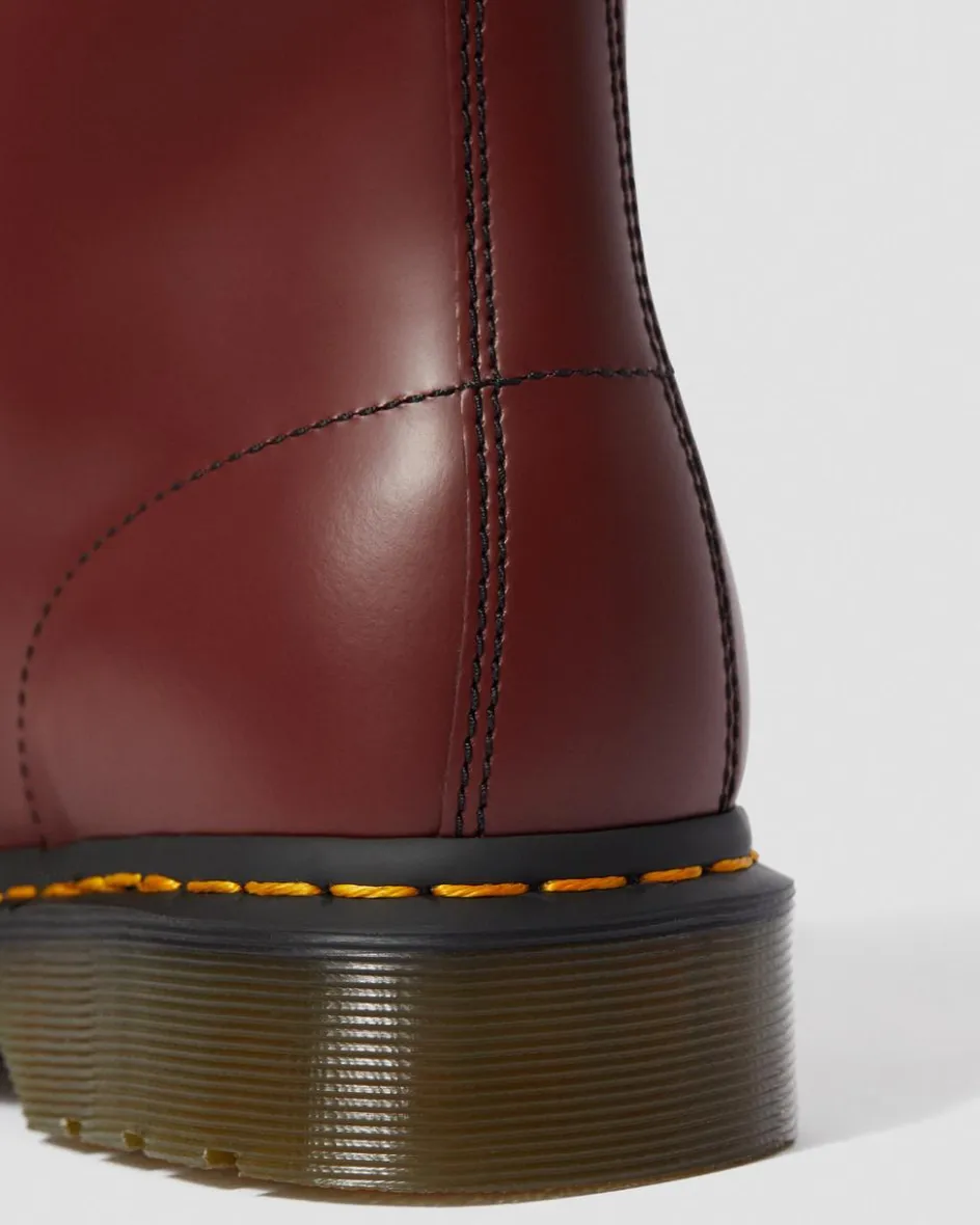 Dr. Martens Originals|New And Featured*1460 Smooth Leather Lace Up Boots in Cherry Red Cherry Red — Smooth Leather