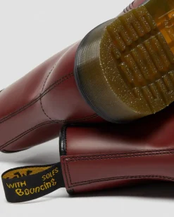 Dr. Martens Originals|New And Featured*1460 Smooth Leather Lace Up Boots in Cherry Red Cherry Red — Smooth Leather