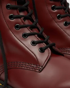 Dr. Martens Originals|New And Featured*1460 Smooth Leather Lace Up Boots in Cherry Red Cherry Red — Smooth Leather