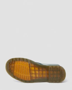 Dr. Martens Originals|Boots*1460 Smooth Leather Lace Up Boots in Green Green — Smooth Leather
