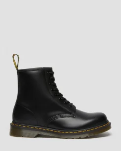 Dr. Martens Originals|New And Featured*1460 Smooth Leather Lace Up Boots in Black Black — Smooth Leather