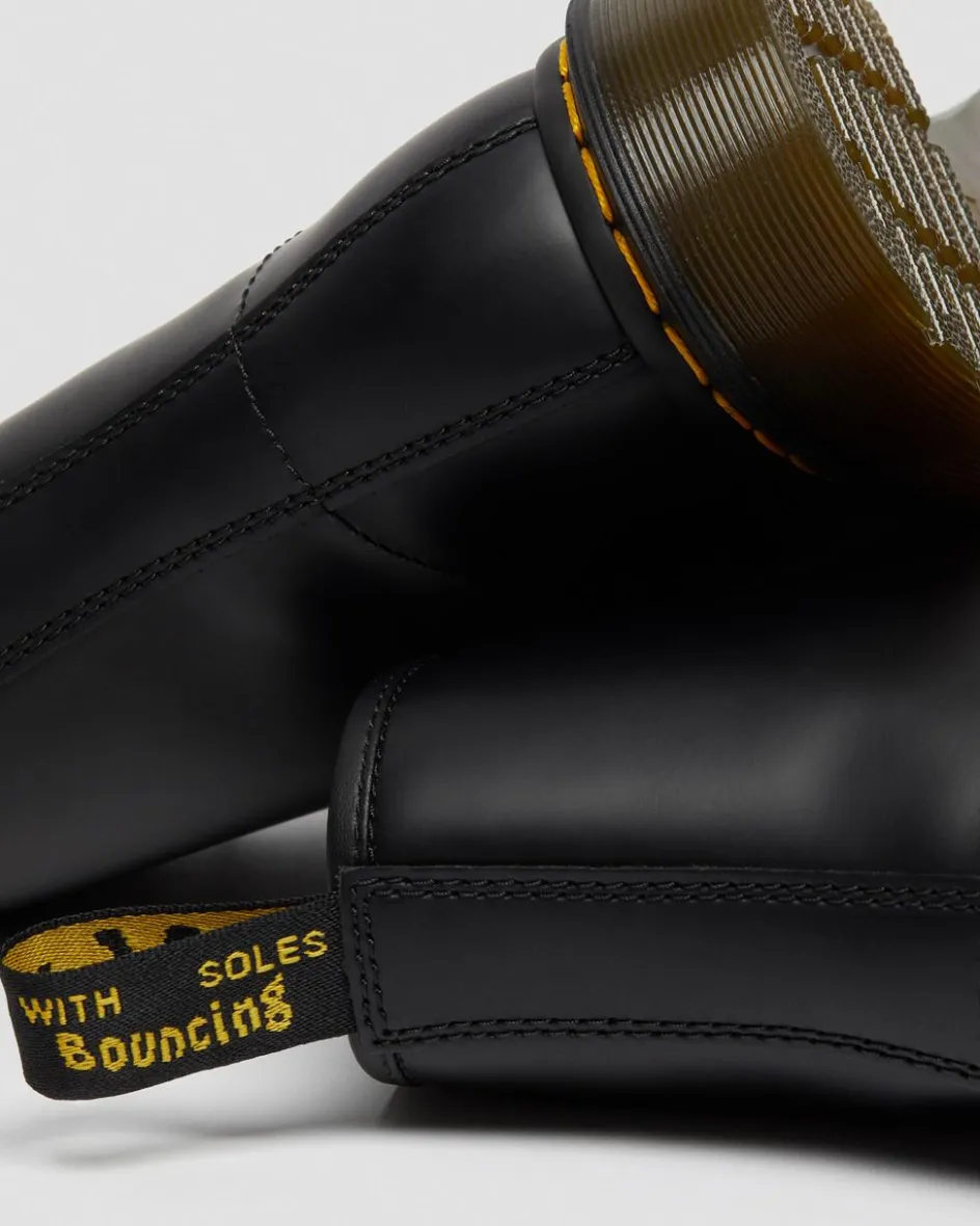 Dr. Martens Originals|New And Featured*1460 Smooth Leather Lace Up Boots in Black Black — Smooth Leather