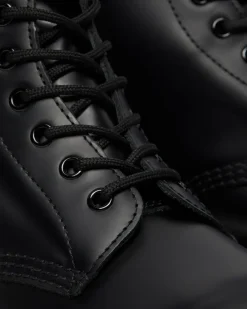 Dr. Martens Originals|New And Featured*1460 Smooth Leather Lace Up Boots in Black Black — Smooth Leather