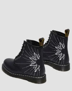 Dr. Martens Last Chance Styles|Last Chance Styles*1460 Solar Flare Reclaimed Leather Boots in Black Black — Genix Nappa