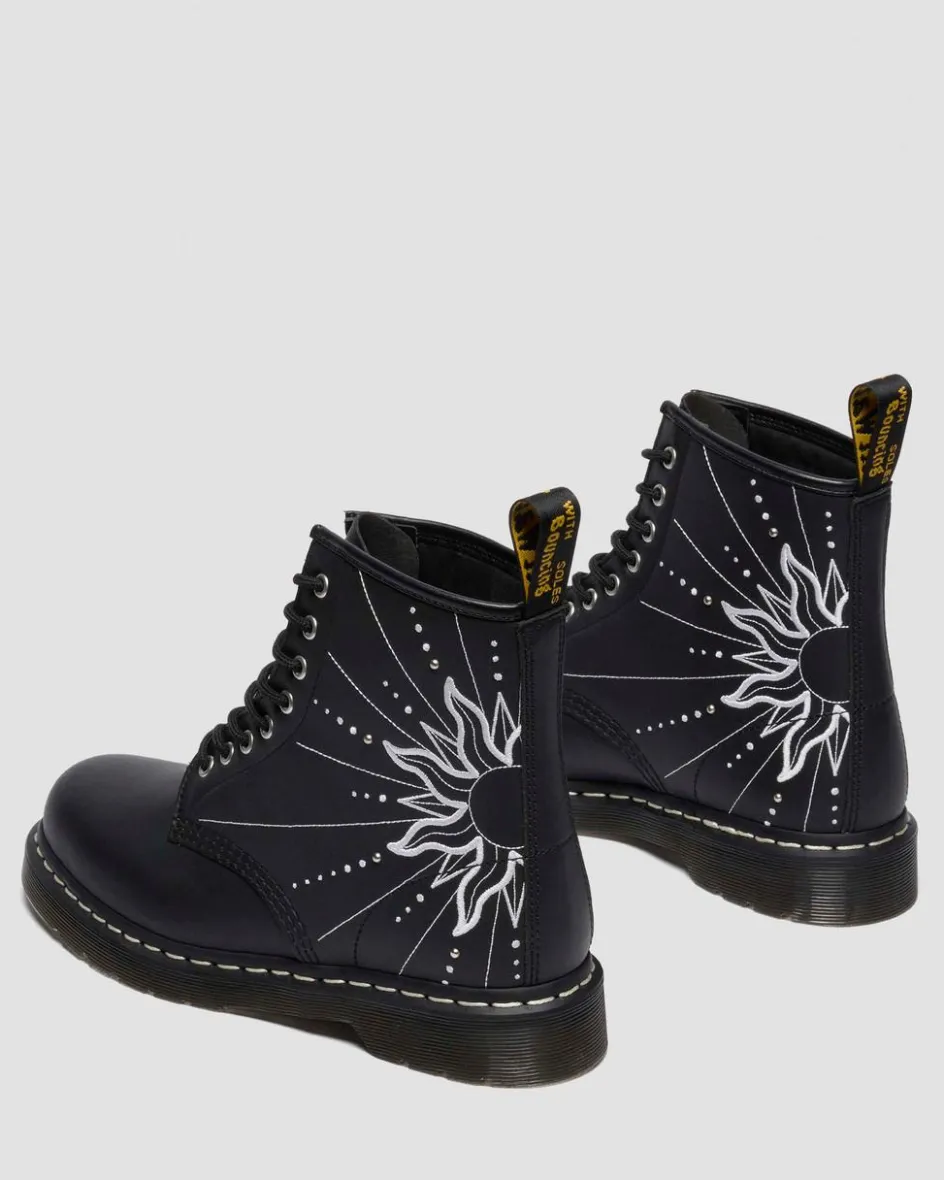 Dr. Martens Last Chance Styles|Last Chance Styles*1460 Solar Flare Reclaimed Leather Boots in Black Black — Genix Nappa