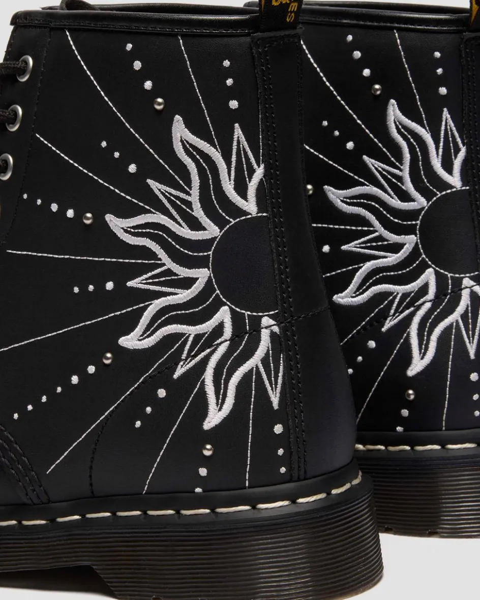 Dr. Martens Last Chance Styles|Last Chance Styles*1460 Solar Flare Reclaimed Leather Boots in Black Black — Genix Nappa