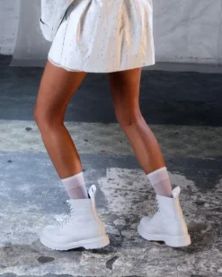 Dr. Martens Collaborations|Collaborations*1460 TWIST MM6 in White WHITE+OPTICAL WHITE