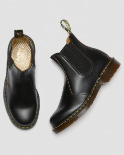 Dr. Martens Originals|Boots*2976 Vintage Made In England Chelsea Boots in Black Black — Quilon