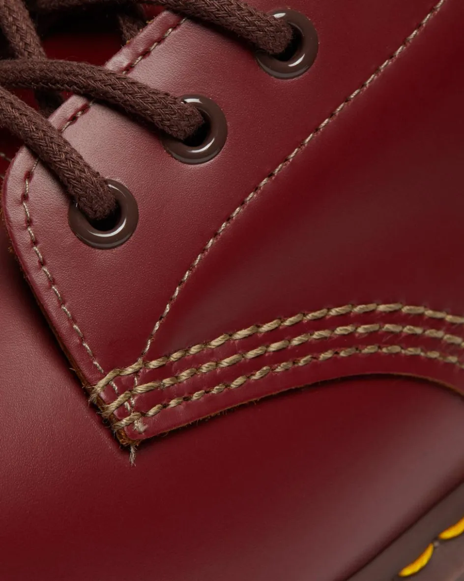 Dr. Martens Originals|Boots*1460 Vintage Made in England Lace Up Boots in Red Red — Quilon