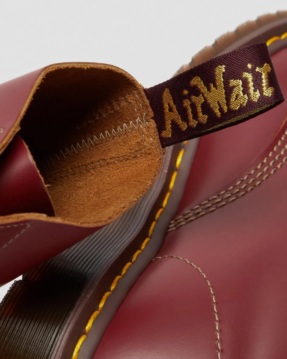 Dr. Martens Originals|Boots*1460 Vintage Made in England Lace Up Boots in Red Red — Quilon