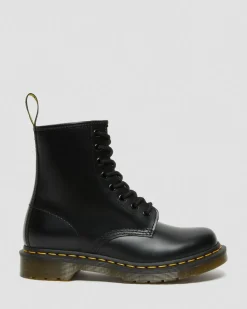 Dr. Martens Originals|New And Featured*1460 Women's Smooth Leather Lace Up Boots in Black Black — Smooth Leather