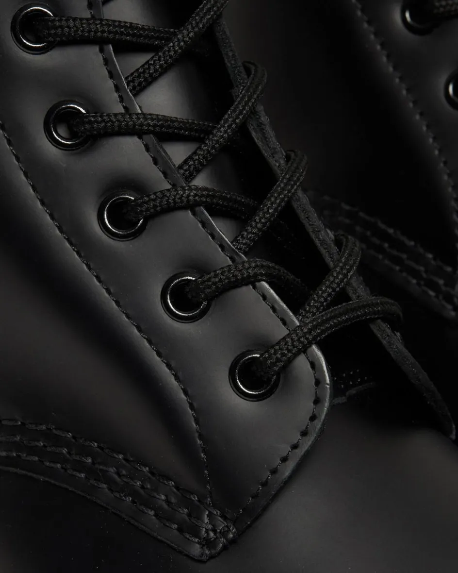 Dr. Martens Originals|Boots*101 Yellow Stitch Smooth Leather Ankle Boots in Black Black — Smooth Leather