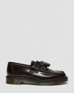 Dr. Martens Shoes|New And Featured*Adrian Arcadia Leather Tassel Loafers in Cherry Red Arcadia Cherry Red Arcadia — Arcadia