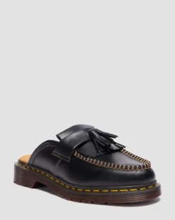 Dr. Martens Mules|Shoes*Adrian Leather Mules in Black Black — Orleans