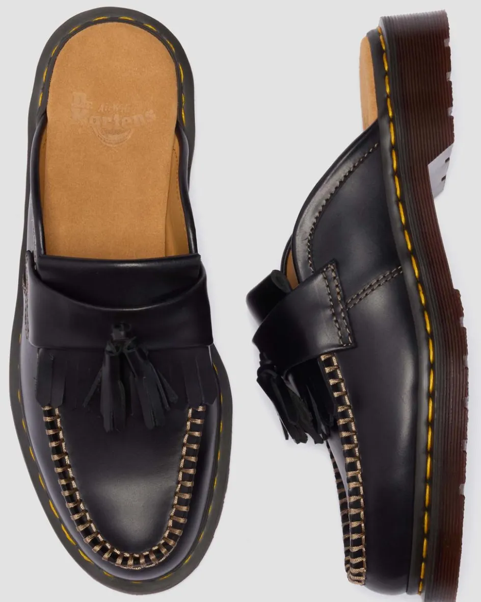 Dr. Martens Mules|Shoes*Adrian Leather Mules in Black Black — Orleans