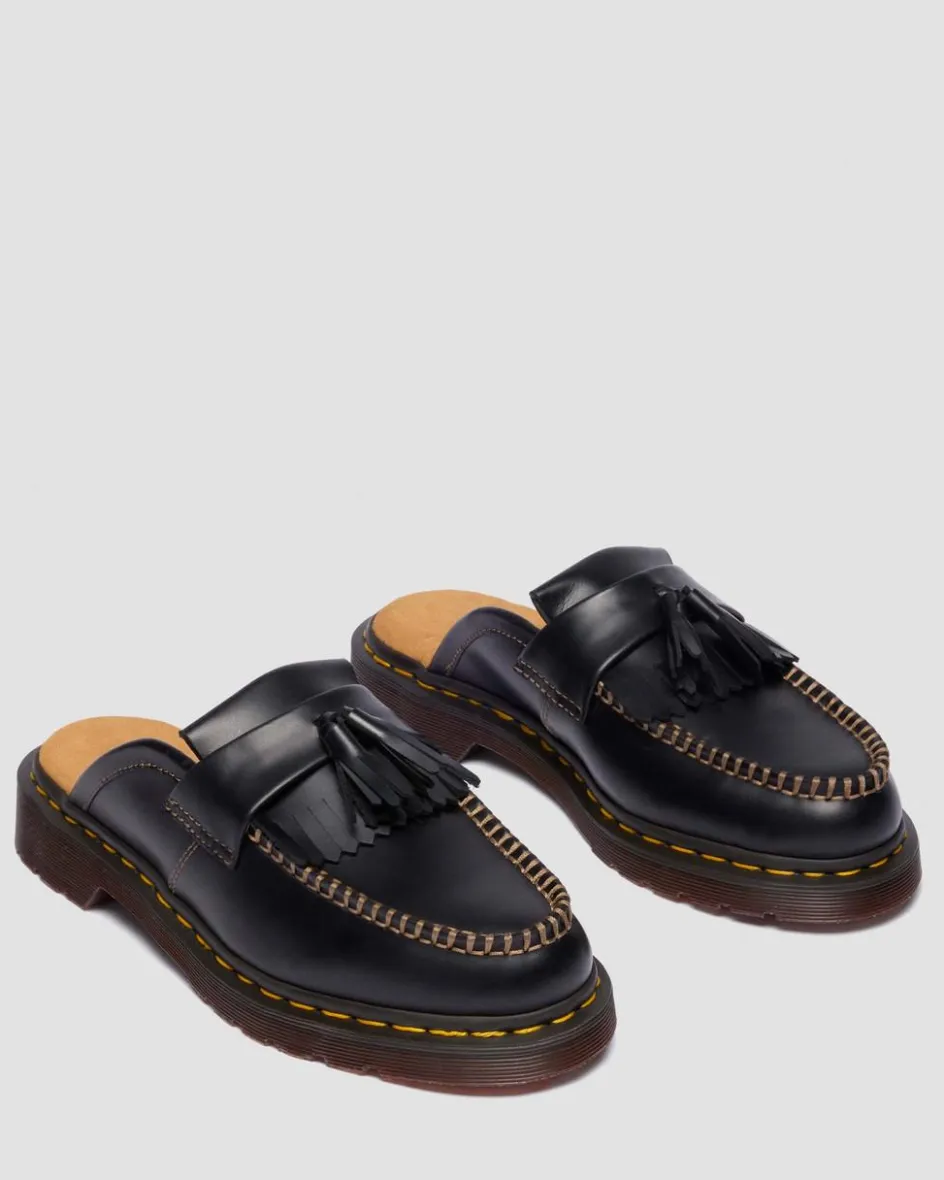 Dr. Martens Mules|Shoes*Adrian Leather Mules in Black Black — Orleans