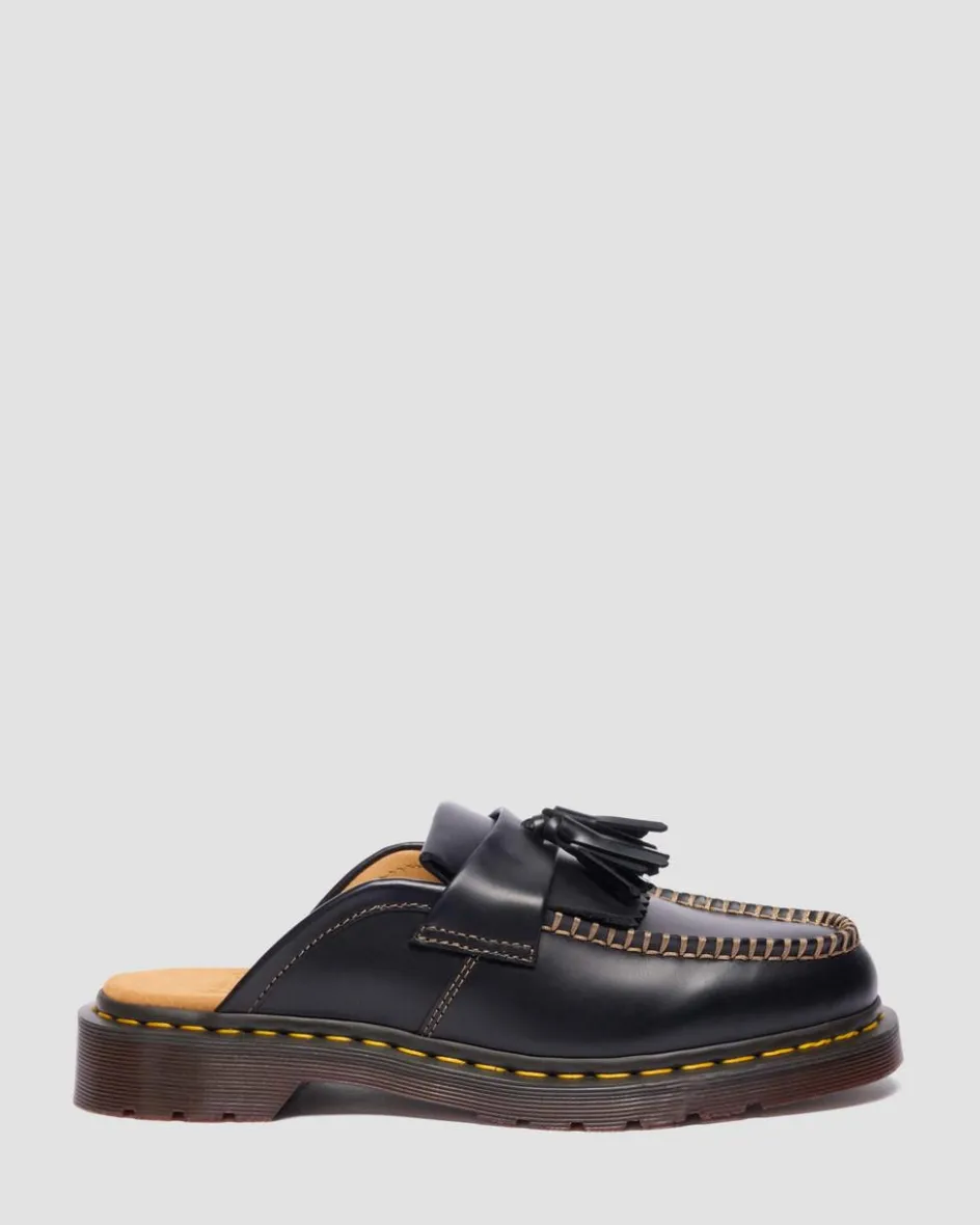 Dr. Martens Mules|Shoes*Adrian Leather Mules in Black Black — Orleans