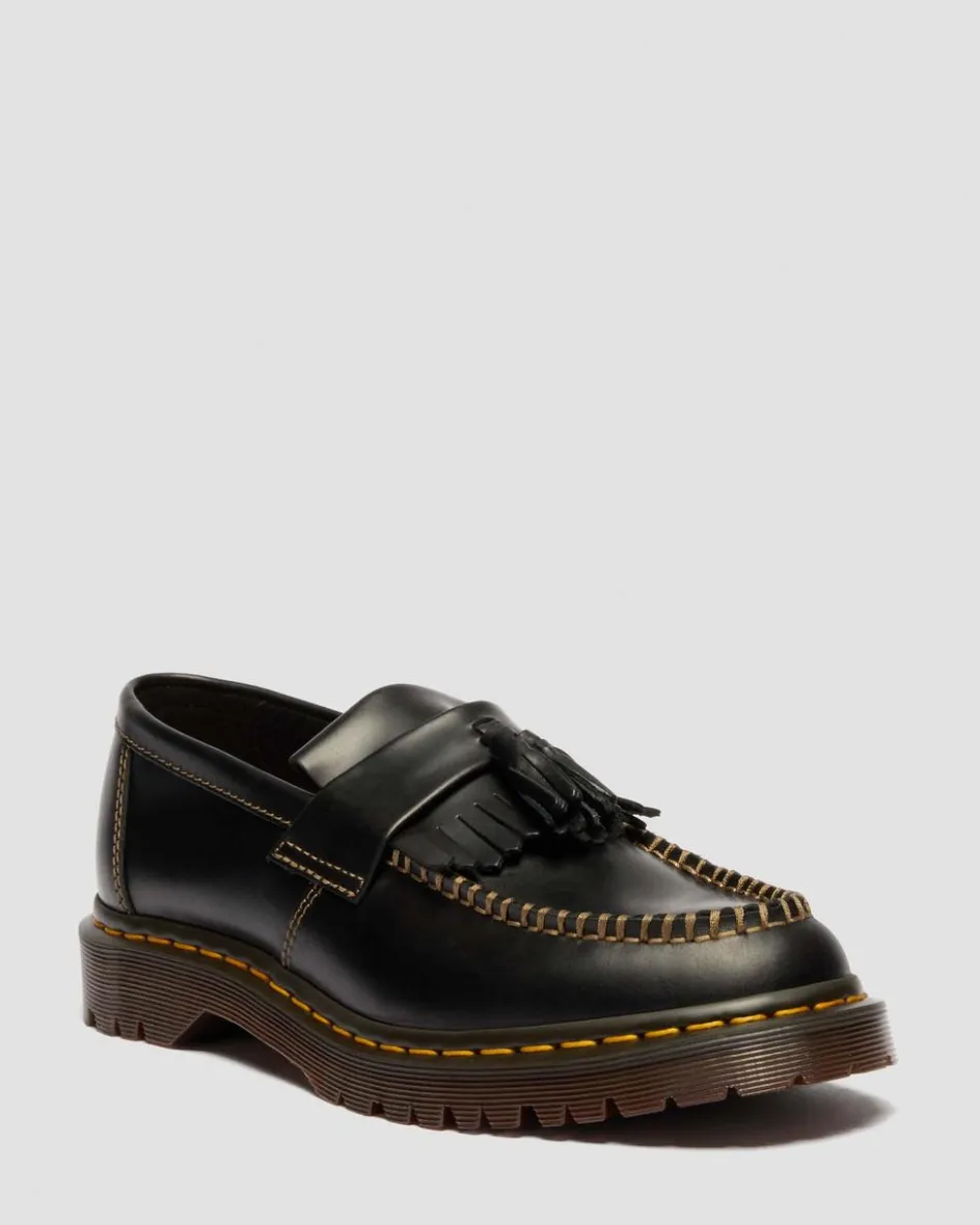 Dr. Martens Shoes|New And Featured*Adrian Orleans Leather Tassel Loafers in Black Black — Orleans