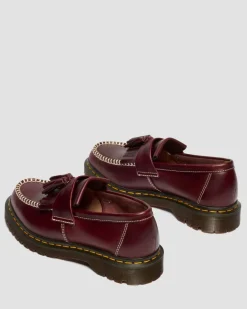 Dr. Martens Shoes|New And Featured*Adrian Orleans Leather Tassel Loafers in Cherry Red CHERRY RED — Orleans