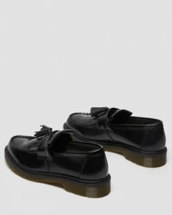 Dr. Martens Shoes|New And Featured*Adrian Smooth in Black Black — Polished Smooth