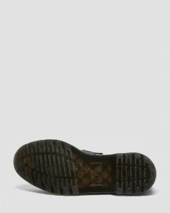 Dr. Martens Originals|Shoes*Adrian White Stitch Smooth Leather Loafers in Black Black — Smooth Leather