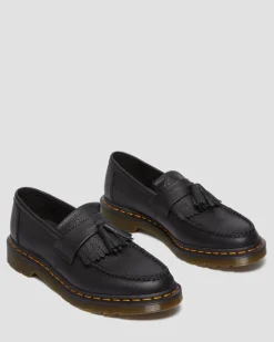 Dr. Martens Originals|Shoes*Adrian Women's Virginia Leather Tassel Loafers in Black Black — Virginia