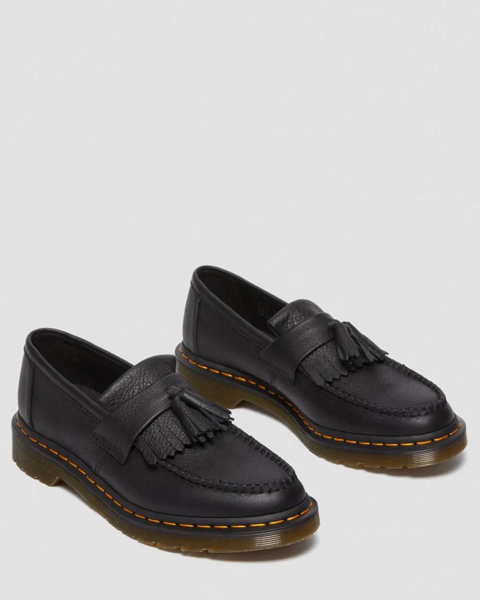 Dr. Martens Originals|Shoes*Adrian Women's Virginia Leather Tassel Loafers in Black Black — Virginia