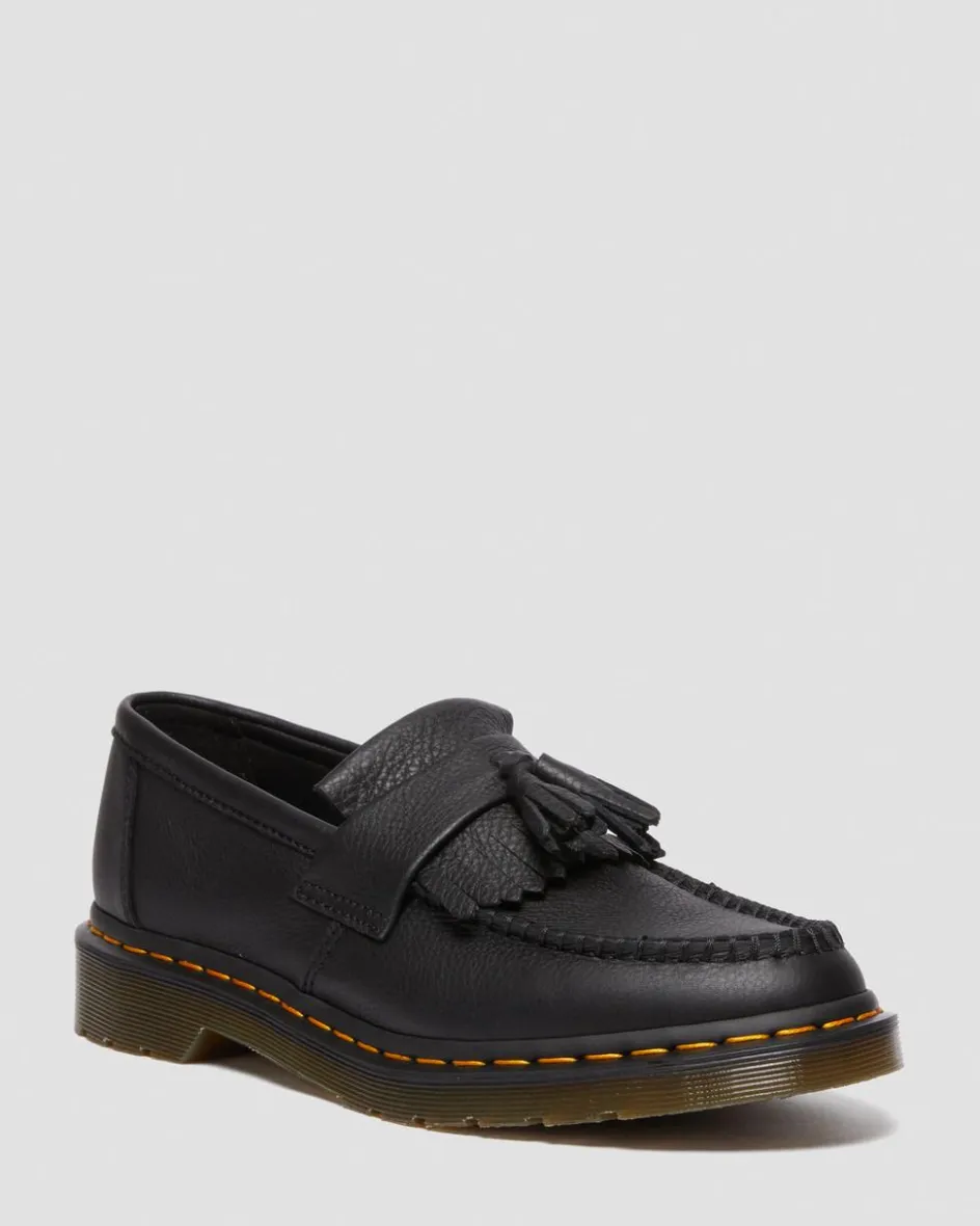 Dr. Martens Originals|Shoes*Adrian Women's Virginia Leather Tassel Loafers in Black Black — Virginia