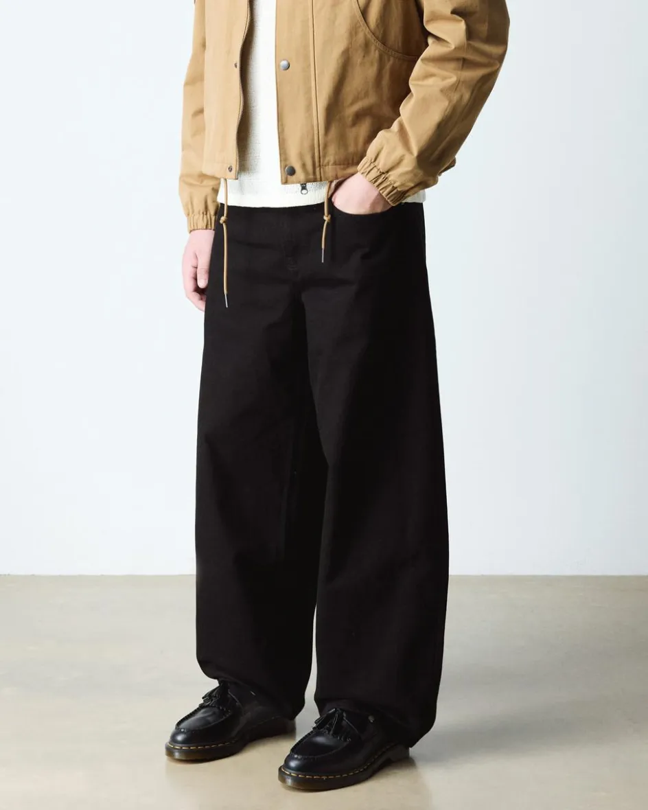 Dr. Martens Originals|Shoes*Adrian Yellow Stitch Leather Tassel Loafers in Black Black — Smooth Leather