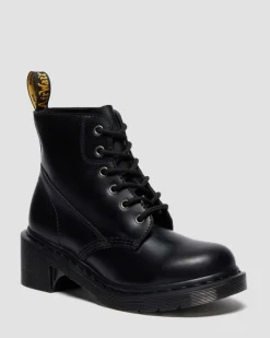 Dr. Martens New And Featured|Ankle Boots*ALDERSTONE LACE UP in Black Black — Orleans