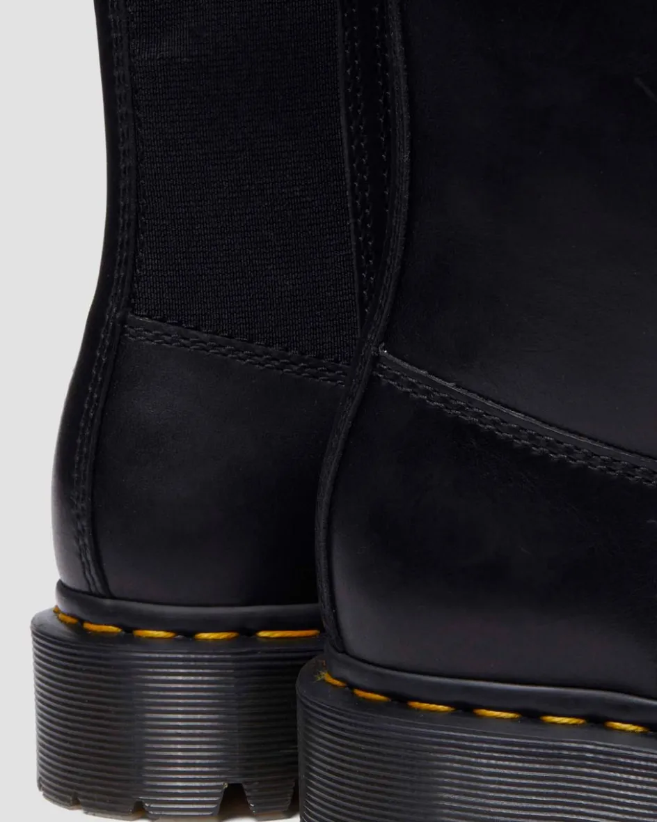 Dr. Martens Last Chance Styles*Amaayah Knee High Leather Boots in Black Black — Orleans