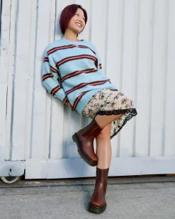 Dr. Martens Last Chance Styles*Amaayah Lo Leather Boots in Butterscotch Butterscotch — Orleans