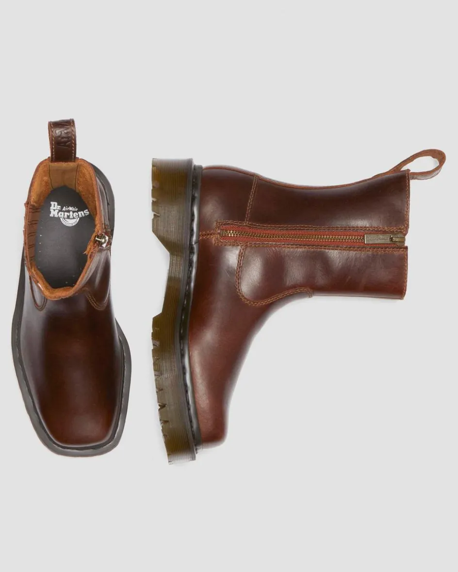 Dr. Martens Last Chance Styles*Amaayah Lo Leather Boots in Butterscotch Butterscotch — Orleans