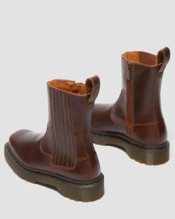 Dr. Martens Last Chance Styles*Amaayah Lo Leather Boots in Butterscotch Butterscotch — Orleans