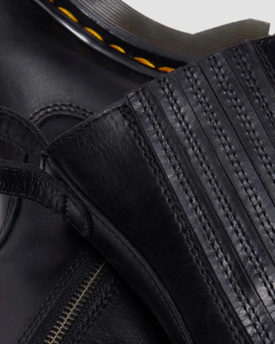 Dr. Martens Last Chance Styles*Amaayah Lo Leather Boots in Black Black — Orleans