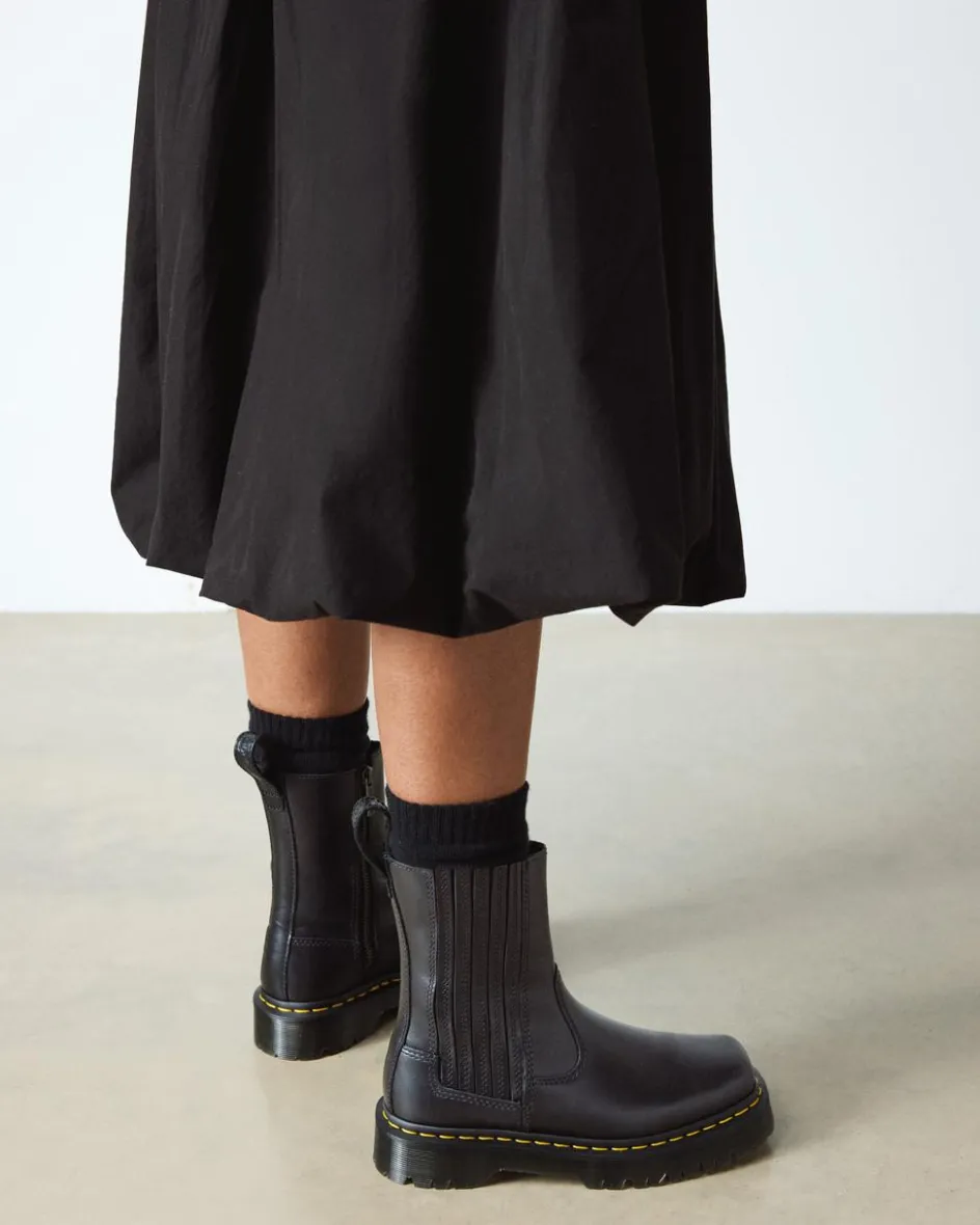 Dr. Martens Last Chance Styles*Amaayah Lo Leather Boots in Black Black — Orleans
