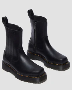 Dr. Martens Last Chance Styles*Amaayah Lo Leather Boots in Black Black — Orleans